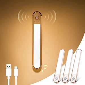 3 luces con sensor movimiento