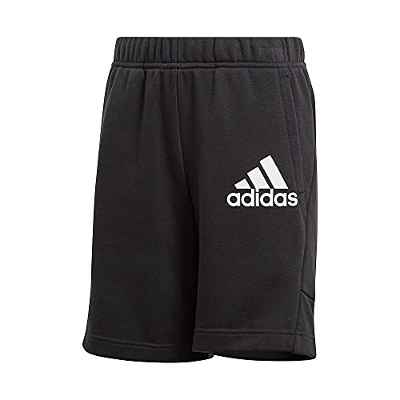 adidas B BOS Short Pantalones Cortos, Black/White, 13 años para Niños