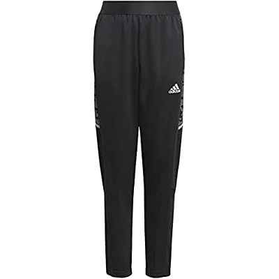 adidas CON21 TR PNT Y Pants, Unisex-Child, Black/White, 910Y