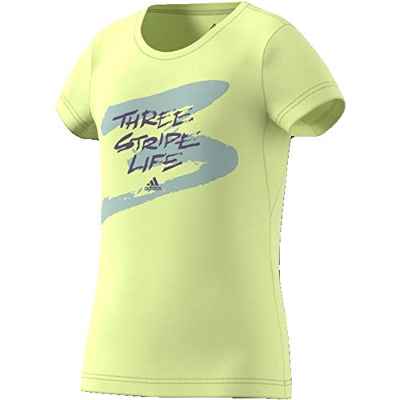 adidas Jg TR Prime tee Camiseta, Niñas, matama, 110 (4/5 años)
