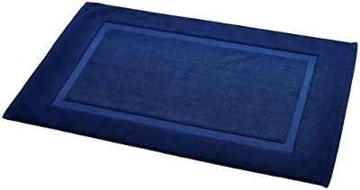 Alfombrilla de baño azul marino