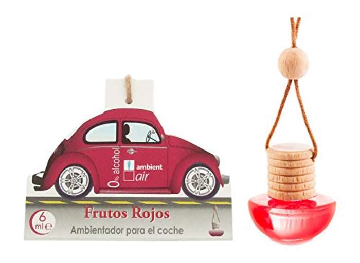 Ambientador para coche Fragancia Frutos rojos, 0% Alcohol
