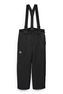C&A Niños Niñas Pantalones De Esquí Con Tirantes Lisos, Negro , 140