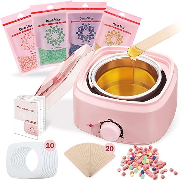 Calentador cera con accesorios 