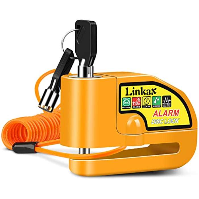 Candado moto disco con alarma antirrobo