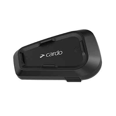 Cardo Spirit HD Motocicleta 2 Vías Bluetooth Sistema De Comunicación Auriculares, Negro, Doble, Set de 2