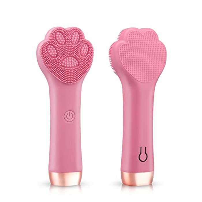 Cepillo limpiador facial de silicona