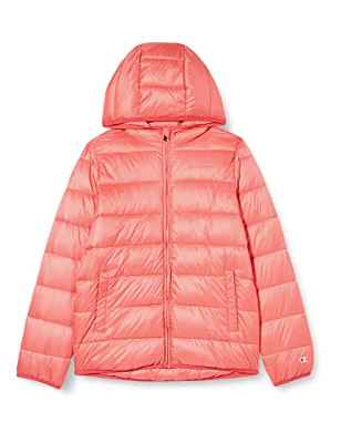 Champion Outdoor-Small Script Logo Chaqueta, Rosa intensa, 5-6 Years Unisex niños