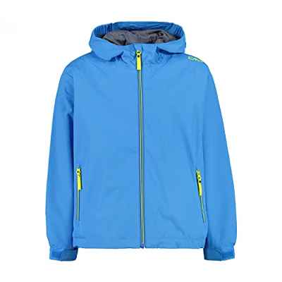 CMP Kid Jacket Fix Hood, Chaqueta Rain Niños, Regata, 164