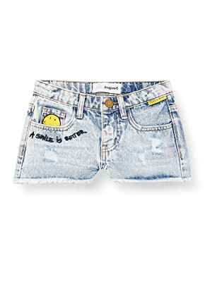 Desigual Pant_Saxo Pantalones Cortos, Azul, 3-4 Años para Niñas