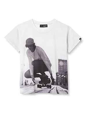 Desigual TS_Mango Camiseta, Black, 9-10 Años para Niños