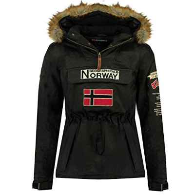 Geographical Norway - Parka De Niño Boomerang NEGRO 12