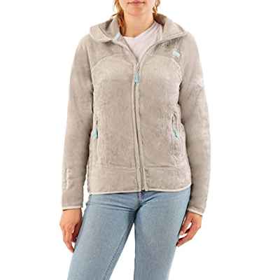 Geographical Norway UPALINE Lady - Suave Cálido Mujeres - Chaqueta Calida Invierno Suave Mujeres Caliente - Pullover Casual Tops Mangas Largas - Manga Larga Suéter Piel Gris Claro M…