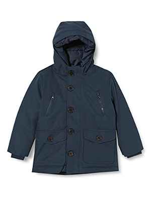 Hackett London Tech Parka B Chaqueta, 595NAVY, 2 años para Niños