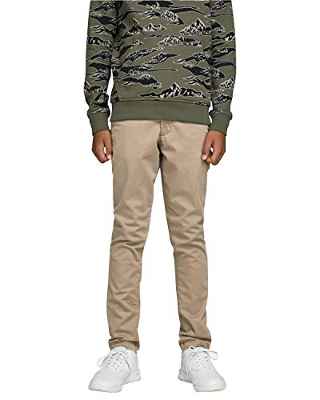Jack & Jones JJIMARCO JJBOWIE SA Beige Noos JR Pantalón, 134 para Niños