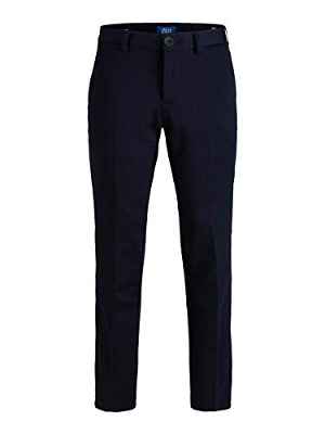 Jack & Jones JJIMARCO JJPHIL Jersey Nor DRK Navy JR Pantaln, Azul Marino, 14 años para Niños