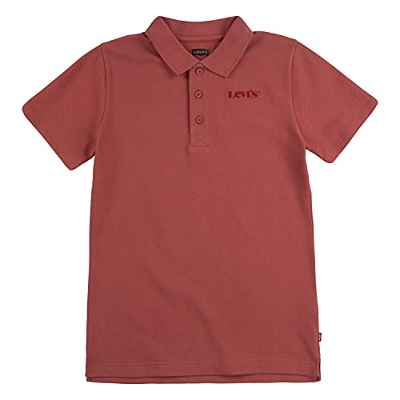 Levi's kids LVB-Embroidered Logo Polo Shirt 9EC774, Marsala, 16 años Garçon