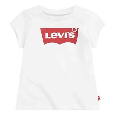 Levi's Kids Lvg Ss Batwing Tee Camiseta Red / White para Niñas