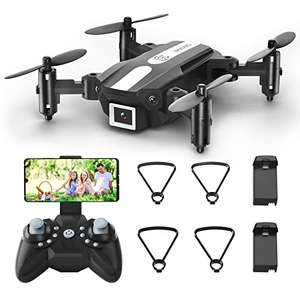 Mini Drones para Niños | Wipkviey T25 Dron con Camara 1080P para Plegable para principiantes