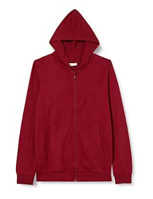 NAME IT Nkmnesweat Card W Hood UNB Noos Sudadera, Rojo Oscuro, 158/164 cm para Niños