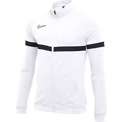 NIKE Dri-FIT Academy 21 Chaqueta Deportiva, White/Black/Black/Black, M para Niños
