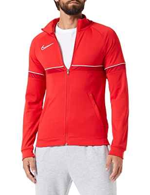 NIKE Mens Jacket M Nk DF Acd21 TRK Jkt K, University Red/White/Gym Red/White, CW6113-657, L