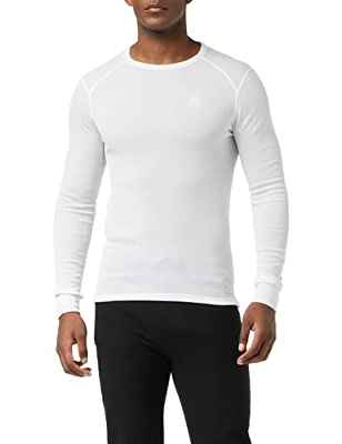 Odlo Active Warm Eco Camiseta de Manga Larga, Blanco, M Hombre