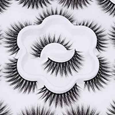 Pack 10 pares de pestañas postizas reutilizables 