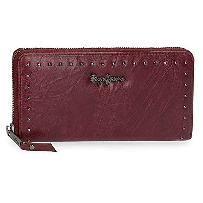 Pepe Jeans cartera con monedero Rojo 19,5x10x2 cms