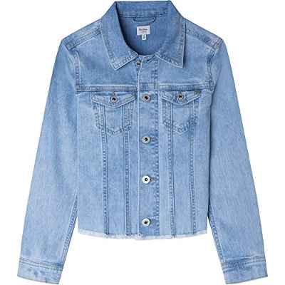 Pepe Jeans PG401042, Chaqueta Niñas, Azul (000Denim), 16