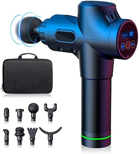 Pistola de masaje con accesorios 