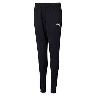 PUMA Teamrise Poly Training Pants J Chándal, Unisex Adulto, Negro (Black White), 152