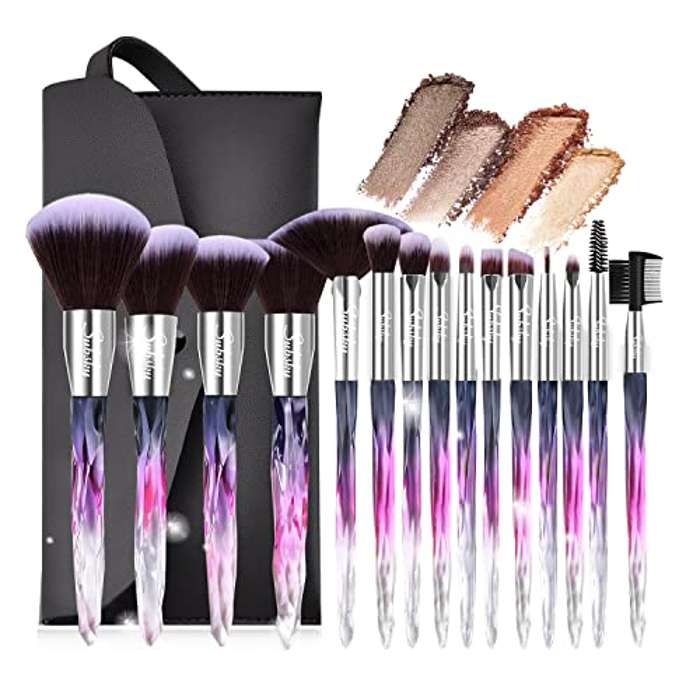 Set de brochas de maquillaje 15 piezas