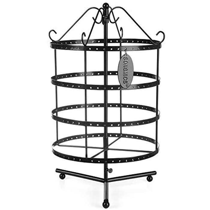 Soporte para pendientes giratorio