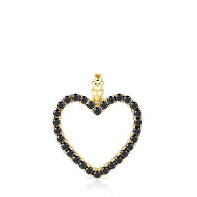 TOUS Colgante Amor corazón con espinelas