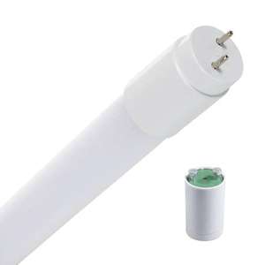 Tubo LED T8 9W, 900 lúmenes, Color Luz Neutra (4000K), 60 cm, Casquillo G13, Cebador Led Incluido