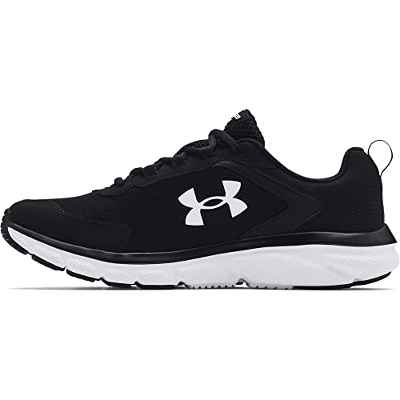 Under Armour UA Charged Assert 9 Zapatillas para Correr para Hombre, Negro (Black / White / White), 44 EU
