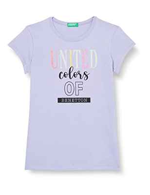 United Colors of Benetton Camiseta 3I1XC105O, Wisteria 11C, 122 para Niñas